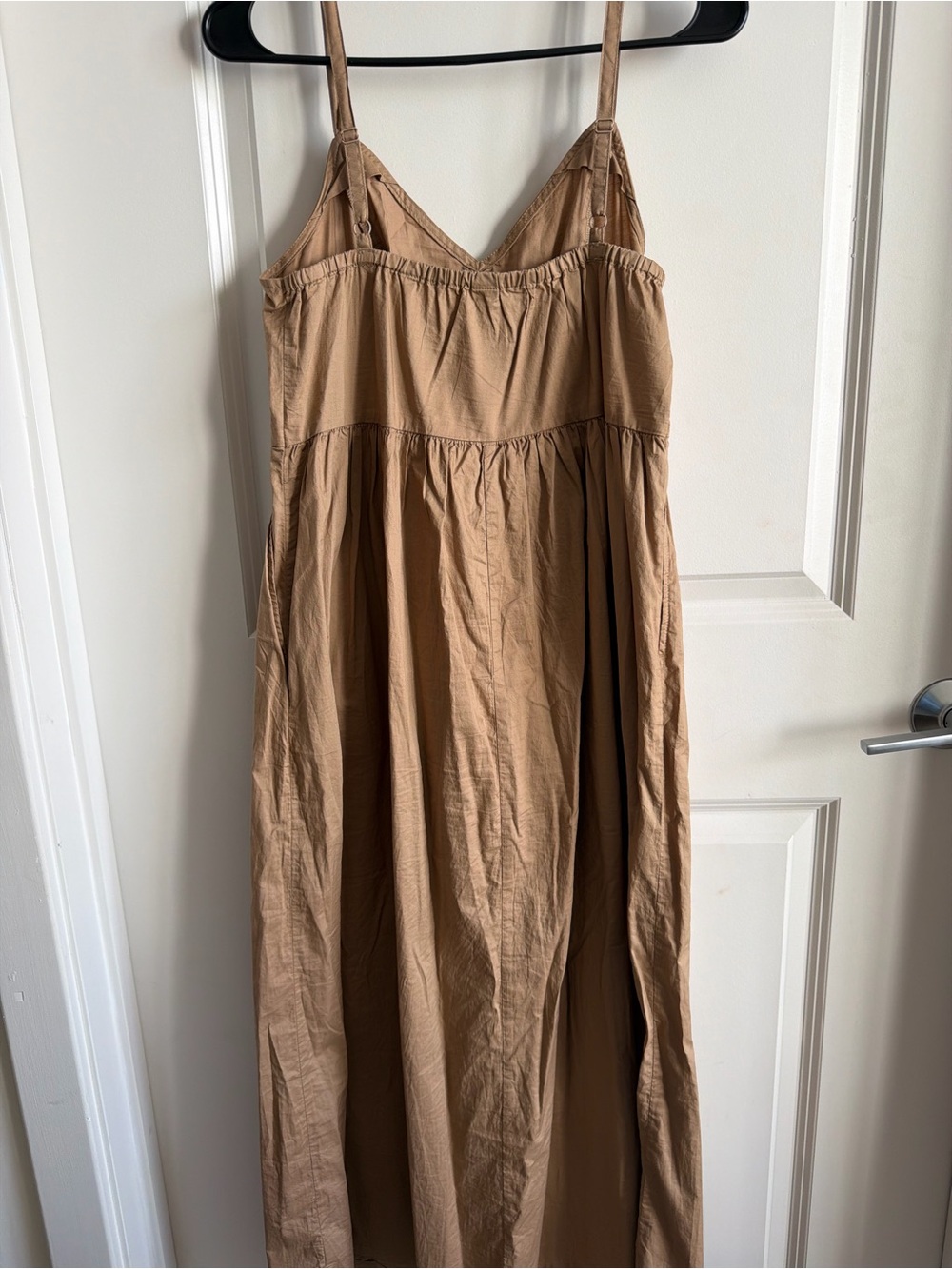 Old Navy Tan Spaghetti-Strap Maxi Dress - Picture 6 of 6